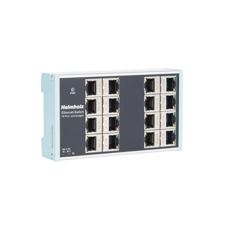 772017, Switch Ethernet non manageable F Lutze Ltd 16 Ports RJ45,  1000Mbit/s, montage Rail DIN 12 → 48V c.c.