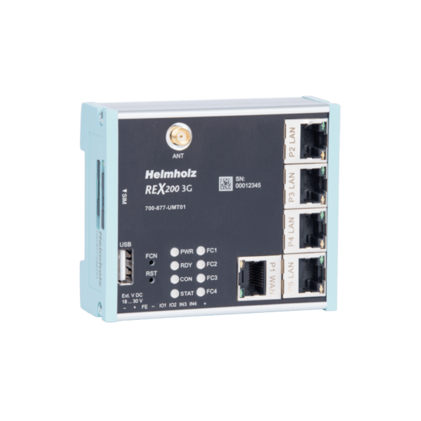 REX 200 UMTS router remote maintenance en datalogging